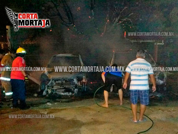 Vehiculos incendiados SalinaCruz Oaxaca 2