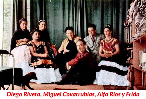 Diego Rivera Miguel Covarrubias Alfa Rios y Frida